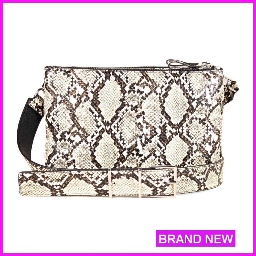 Minimal Crossbody Bag Adjustable Strap Lightweight Faux Leather Chic Everyday